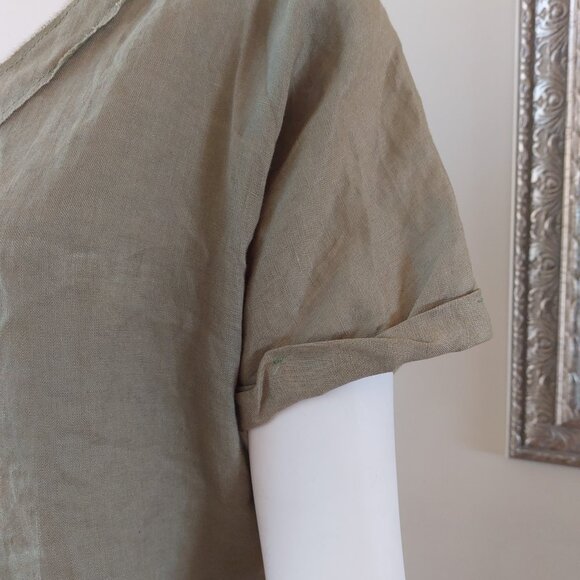 NWT Zaket & Plover 100% Linen Shirt - Picture 5 of 13